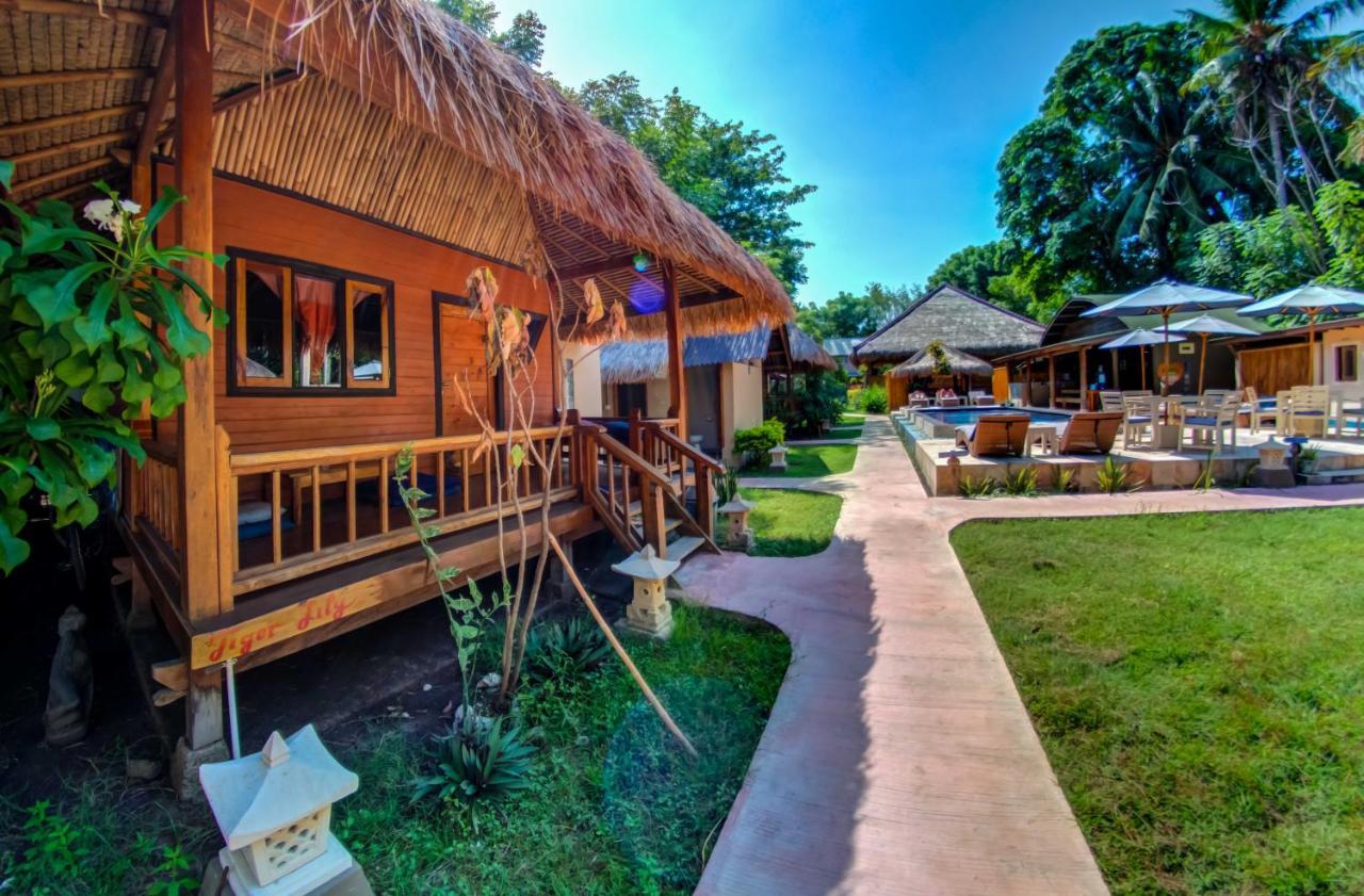 H2O Peaceful Yoga Resort Gili Air Buitenkant foto